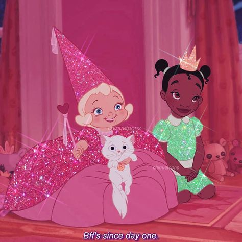 Me And Who Pictures, Pink Friends, Cartoon Friends, Collage Mural, Best Friends Cartoon, Vintage Cartoons, Bedroom Wall Collage, Friend Cartoon, Princess And The Frog