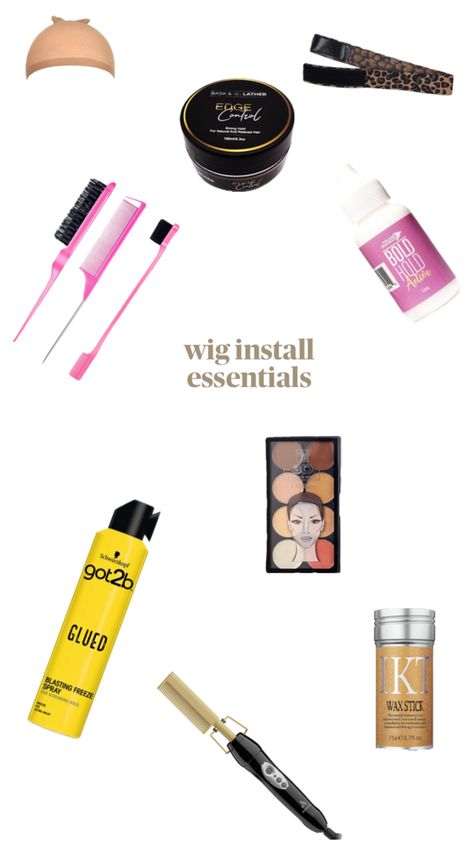 link in bio to buy these!!           #WigInstall #AmazonFinds #HairEssentials Got2b Glued, Schwarzkopf Got2b, Girl Heaven, Wig Install, Hair Essentials, Link In Bio, Wigs, Spray