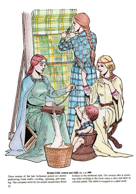 Celtic Fashion, Celtic Clothing, Celtic Druids, Irish Clothing, Historical Illustration, Celtic Warriors, Ancient Celts, Celtic Culture, Adult Coloring Designs