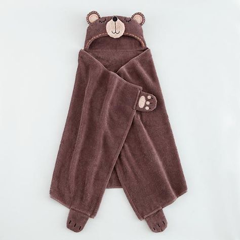 for Nate Stylish Kids Fashion, Kids Robes, Sewing Kids Clothes, Hooded Bath Towels, Hooded Baby Towel, Trendy Sewing, Land Of Nod, Baby Hoodie, Baby Trend