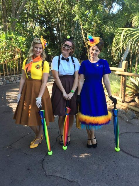 Dapper Day Fall 2018 Disney's Animal Kingdom "Up" Disneybound, Russell, Carl, Kevin Disney Up Outfit Ideas, Dapper Day Disneybound, Dapper Days Disney Outfits, Disney Bounding Villians, Toy Story Dapper Day, Kevin Disneybound, Dapper Day Disneyland Outfits, Russell Disneybound, Disney Dapper Day Outfits