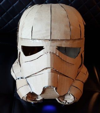 Darth Vader Helm, Storm Trooper Costume, Clone Trooper Helmet, Cardboard Costume, Cardboard Mask, Vader Helmet, Darth Vader Helmet, Star Wars Helmet, Star Wars Gif