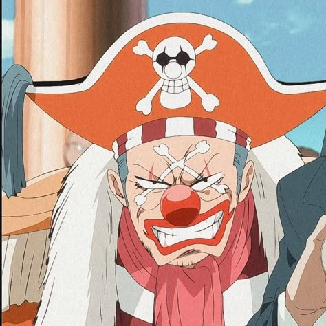 Buggy Impel Down, Buggy The Clown Fanart, Buggy Icon, Captain Buggy, One Piece Buggy, Pathetic Men, Boo Thang, Clown Tattoo, Silly Goose