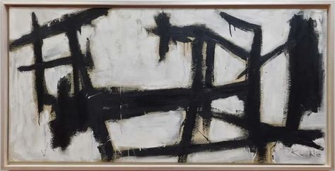 Estimate:$15,000 - $30,000 Franz Kline Art, Paul Klee Paintings, Claude Monet Art, Franz Kline, Oil Painting Tutorial, Monet Art, Acrylic Painting Lessons, Watercolor Paintings Abstract, Abstract Composition