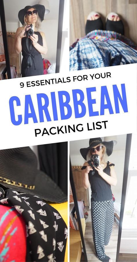 9 Essentials for Your Caribbean Packing List What To Wear In The Caribbean, Caribbean Packing List, Bahamas Packing List, Sneaky People, Beach Packing List, Honeymoon Packing, Plane Outfit, Caribbean Outfits, Best Airplane