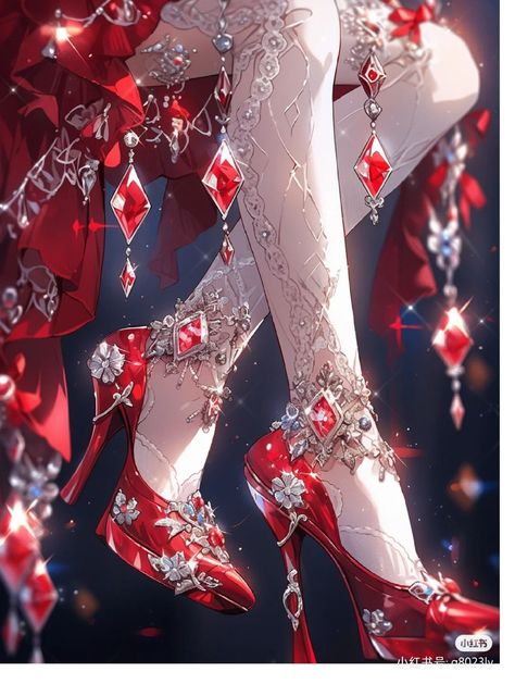 Heel Design Drawing, Anime Heels, Fairy Heels, Vestidos Anime, Magic Shoes, Fairy Shoes, Anime Jewelry, Clothing Design Sketches, Fantastic Shoes