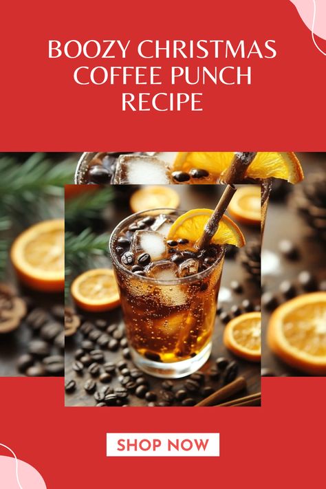 Indulge in the festive flavors of Christmas Coffee Punch. This boozy holiday coffee drink is perfect for spreading warmth and joy during the holiday season. The pin showcases a delicious coffee beverage, ideal for festive gatherings and cozy celebrations Holiday Coffee Drinks, Salted Caramel Coffee, Coffee Punch, Summer Coolers, Coffee Flavors, Punch Recipe, Hosting Christmas, Holiday Brunch, Party Punch