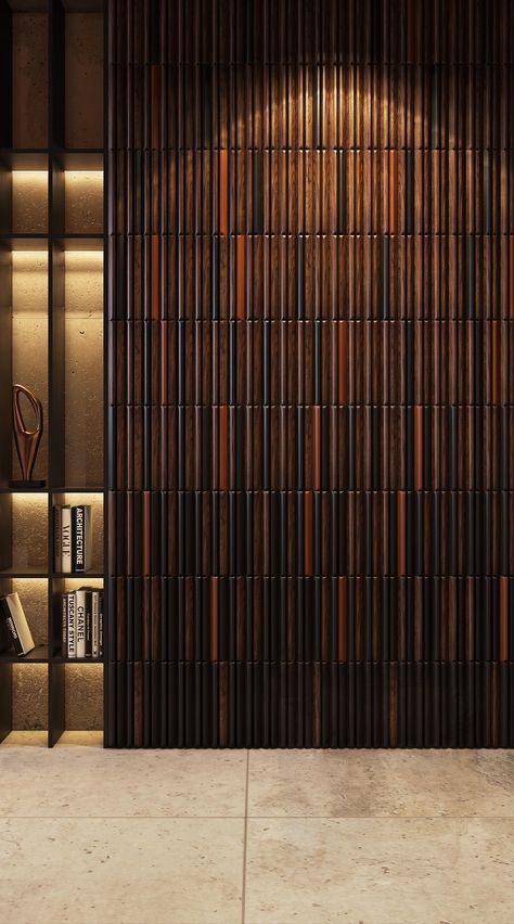 Wooden Wall Paneling, Wall Paneling Design, Paneling Design, Modern Hotel Lobby, Library Interior, Modern Restaurant Design, Wooden Panelling, Study Interior Design, Wooden Wall Panels