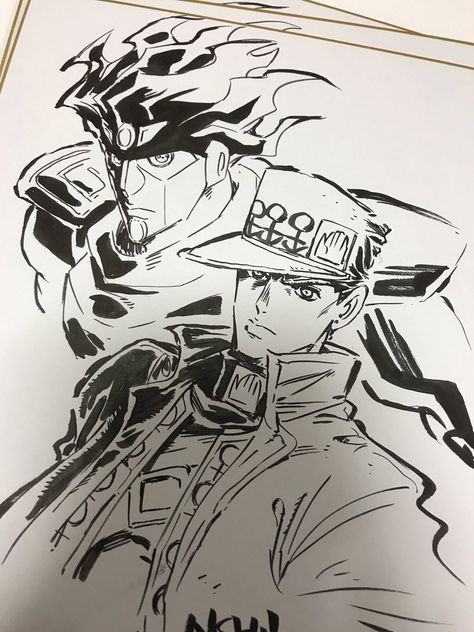 Jotaro Desenho, Jotaro Kujo Sketch, Jotaro Drawing Sketch, Jotaro Drawing, Jotaro Kujo Drawing, Jojo Sketch, Jjba Sketch, Jojo Drawing Sketch, Jojo's Bizarre Adventure Drawing