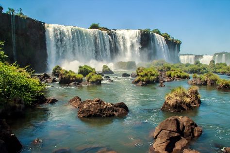 Iguacu Falls, Parana, Brazil | Iguazú Falls or Iguaçu Falls … | Flickr Iguacu Falls, Parana Brazil, San Antonio River, Spanish Conquistador, Iguazu Falls, Largest Waterfall, The Lovers, Women Names, Beautiful Woman