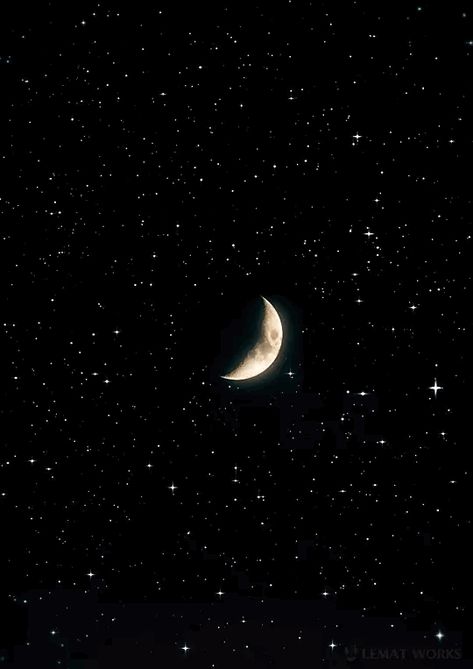 Moon GIF Star Gif, Black Phone Wallpaper, Good Night Moon, Montage Photo, Gif Pictures, Beautiful Moon, Beautiful Gif, Aesthetic Gif, The Night Sky