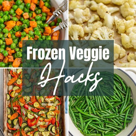 Easy Frozen Vegetable Side Dishes, Side Dishes That Can Be Frozen, Dress Up Frozen Vegetables, Frozen Veggie Recipes Side Dishes, Frozen Veg Recipes, Steamed Frozen Vegetables, Side Dishes With Frozen Vegetables, What To Do With Frozen Vegetables, Mixed Veggies Side Dish Frozen