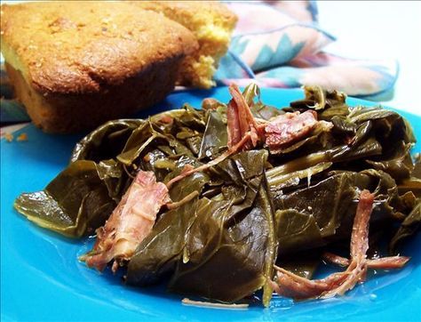 Tasty Collard Greens. Photo by PaulaG Frozen Collard Greens, Collard Greens Recipe, How To Cook Greens, Turkey Leg, Ideal Protein, Collard Greens, Southern Cooking, Greens Recipe, Down South