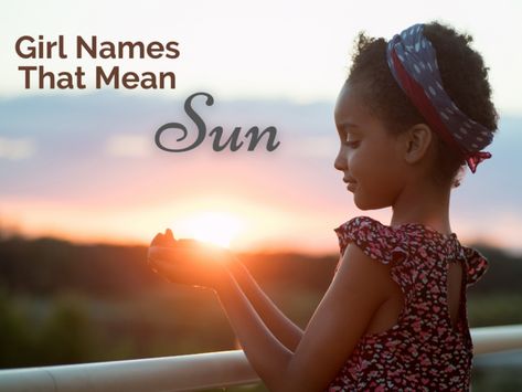 When it comes to select a name for your little girl, consider one that carries with it deep meaning and sets the stage for a lifetime of cheeriness and joy. From more traditional names like Ellen and Elaine to more exotic options like Soleil and Aelia, here are 25 girl names that mean sun. #girlnames #babynames Names For Girls Unique Meaning, E Baby Girl Names, Names That Mean Sun, Ancient Roman Names, Names For Girls Unique, Girl Middle Names, Middle Name Ideas, Middle Names For Girls