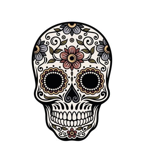 Day Of The Dead Skull Tattoo, Mexican Skull Tattoos, Sugar Skull Drawing, Mexican Tattoo, Sugar Skull Artwork, Skull Rug, Uv Tattoo, Skull Art Drawing, Sugar Skull Tattoos