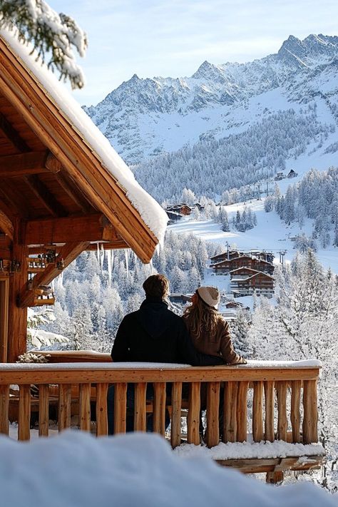 Experience the romance of the Swiss Alps. Stay in a cozy chalet, enjoy skiing, and relax in a spa with stunning mountain views. 🏔⛷🔥 #SwissAlpsRomance #WinterGetaway #MountainEscape St Moritz Aesthetic, Future Lifestyle Aesthetic, Swiss Boarding School, Swiss Alps Winter, Aspen Aesthetic, Rustic Home Inspiration, Soulmate Couple, Outdoor Photography Ideas, Winter In Italy