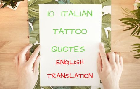 Italian tattoo quotes with English translation | 10 phrases -Parlando Italiano ! Parlando Italiano Italian Quote Tattoos, Sayings Tattoos, 2 Word Quotes, Family Name Tattoos, Tattoos Cross, Tattoos Drawing, Italian Tattoos, Tattoos And Meanings, Tattoo Quotes About Life