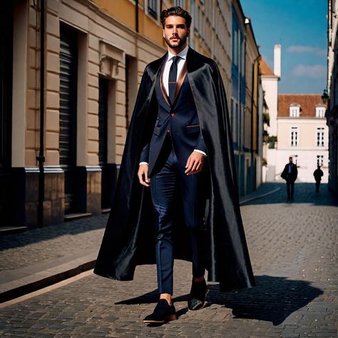 Mens Cape, Velvet Cape, Tuxedo For Men, Cloak, Old Money, Costume Design, Cape, Style Inspiration