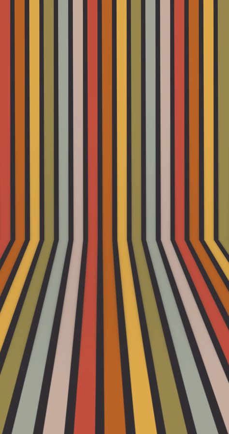 70s vintage color rainbow stripes wallpaper for your phone. Retro Stripe Wallpaper, Retro Stripes Wallpaper, Coffee Moodboard, Pinstripe Wallpaper, Clothing Background, Site Background, Svg Ideas, Year Book, Stripes Wallpaper