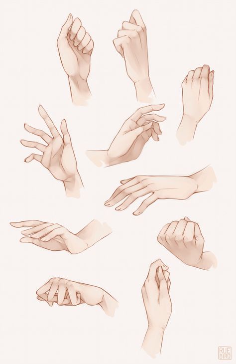 Drawing Hands, Hand Drawing Reference, Charcoal Drawings, Hand Reference, Pencil Drawings Easy, Gambar Figur, Anatomy Drawing, Poses References, Anatomy Reference