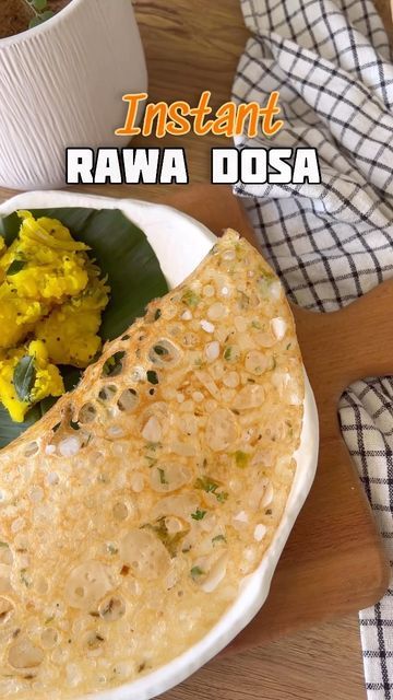 @nehadeepakshah on Instagram: "PERFECT INSTANT RAWA DOSA ! A recipe that will never fail ✅ No grinding ✅ no soaking ✅ no fermenting ! SAVE THIS RECIPE - Will come handy every time you make it. SAVE IT to make the most perfect recipe Tried, tested & perfect recipe. Makes about 10 to 12 8 inch Dosas 1/2 cup rawa (Sooji / Semolina) 1/2 cup rice flour 1/4 cup whole wheat flour (Chapati Flour) / Maida 2 & 1/2 to 3 cups water (+ 1/4 cup if the batter is still not watery enough) 1 1/2 tbsp dah Rawa Dosa Recipes, Dosa Batter Recipe Homemade, Dosa Batter, Rice Flour Dosa Recipe, Instant Rice Flour Dosa Recipe, Nan Recipe, Dosa Batter Recipe, Rice Flour Recipes, Dosa Recipe