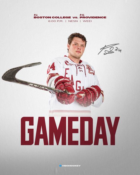 Hockey Gameday Graphics, Sports Gameday Graphics, Sports Advertising, Boston College, Sport Banner, Sports Design Inspiration, Sports Wall, Olympic Sports, Sports Graphics