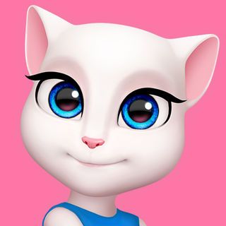 ‎My Talking Tom on the App Store My Talking Angela, Talking Angela, Pink