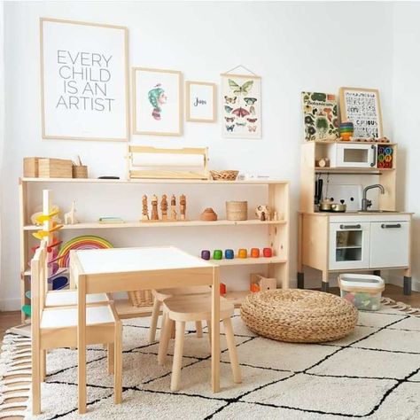 21 Fun Kids Playroom Ideas & Design Tips | Extra Space Storage Extra Space Storage, Montessori Playroom, Montessori Room, Toddler Playroom, Kids Playroom Decor, Playroom Design, Toddler Bedrooms, Toy Rooms, Kids Room Design