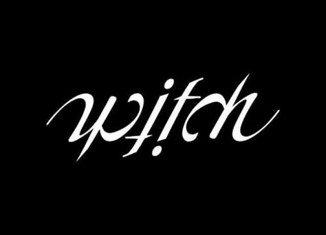 Ambigram Wiccan Tattoos, Witch Tattoo, Norse Symbols, Witchy Stuff, Rock Punk, Witch Aesthetic, Practical Magic, Witchy Woman, Green Witch