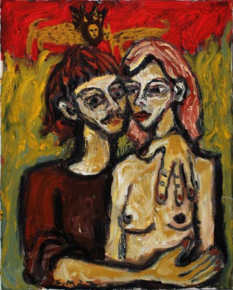 Hugging Painting, Man And Woman Hugging, Love Oil Painting, Love Oil, Oil Pastel Art, Sketchbook Art Journal, Pure Love, Jewish Art, This Is Love