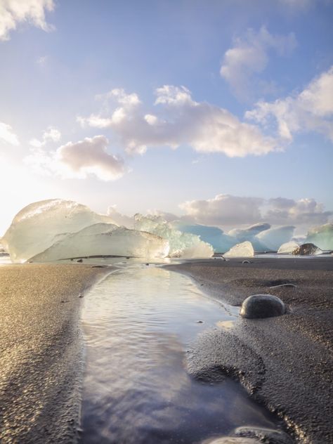 Learn to Capture Beautiful Sunrise Photos Photographing the warm glow of a sunrise is perhaps the most relaxing scene to capture…or is that because I’m usually still half asleep at the time? Asleep or not, as the sun hovers below the horizon then slowly peeks above revealing more and more of the landscape with increased … Hofn Iceland, Iceland Photography, Water Pictures, How To Photograph, Sunrise Photos, Travel Photography Tips, Photography Guide, Iceland Travel, Photo Search