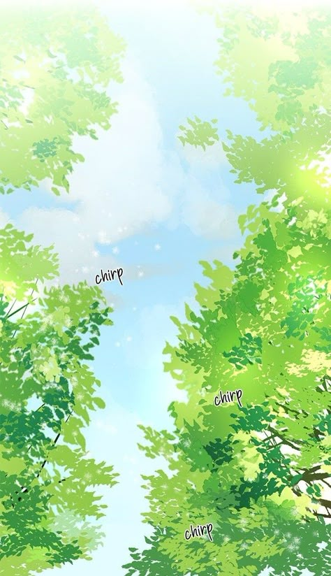 Anime Leaves, Trees Aesthetic Drawing, Webtoon Template, Manhua Background, Webtoon Background Reference, Webtoon Background, Manhwa Background, Anime Forest, Webtoon Panels Layout