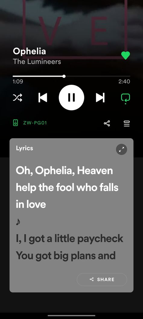 #ophelia #spotify #song #opheliasong #thelumineers #currentlylistening #currentlyplaying #perfectsong Ophelia Lyrics, Ophelia Song, About Study, The Lumineers, Womp Womp, My Mental Health, More About Me, Please And Thank You, Trust Issues