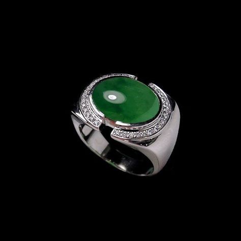 ABOUT KOOJADE. Material : 100% Genuine Natural "Grade A"Jadeite Jade. | eBay! Jade Men Ring, Jade Jewelry For Men, Jade Ring For Men, Mens Gold Chain Necklace, Jewelry Facts, Mens Ring Designs, Unique Ring Designs, Large Stone Rings, Mens Gemstone Rings