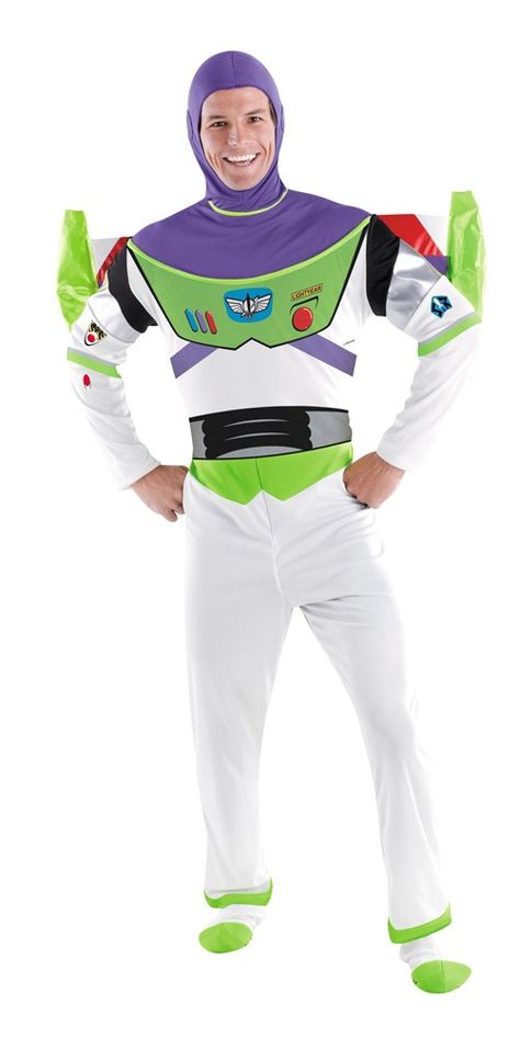 Disfraz Buzz Lightyear, Disfraz Toy Story, Masquerade Men, Lightyear Costume, Walking Cartoon, Green Leotard, Fancy Jumpsuit, Buzz Lightyear Costume, World Book Day Costumes