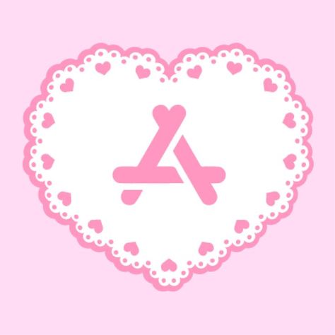 Pink Heart Lace Girly Cute Coquette Ios 16 Icons Top Widgets, For Widgets, Shortcut Icon, Iphone Home Screen Layout, Cute App, Pink Coquette, Sanrio Wallpaper, Ios 16, Ios App Icon