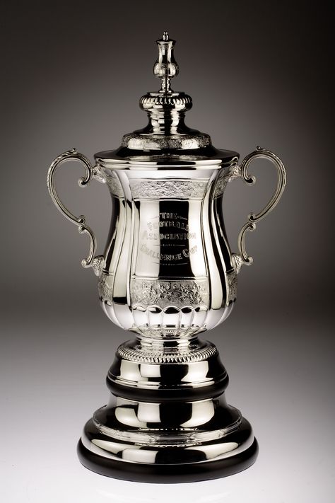 Toye & Co are proud manufacturers of the current FA Cup which has been in use since the 1992 final. Soccer Trophies, Football Final, Soccer Trophy, Cup Tattoo, Sunderland Afc, Sports Trophies, Champions League Football, Football Trophies, Football Cups