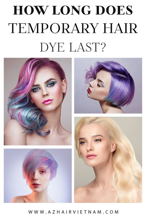 Temporary hair dyes are ideal for when you want to experiment and play with bright hues, and this formula makes it easy to do so. With low-maintenance coloring trends on the incline, temporary hair color has never been more utilized. Find out the best temporary hair dyes on the market now! Temporary Hair Color For Dark Hair, Temporary Hair Dye For Dark Hair, Diy Hair Coloring, Dark Hair Dye, Temporary Hair Dye, Diy Hair Color, Hair Company, Hair Dyes, Hair Nets