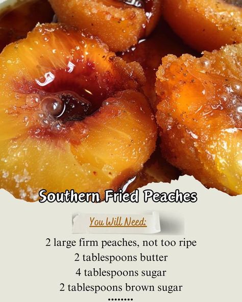 Homemade Recipes Fried Peaches, Brown Sugar Peaches, Chocolate Peanut Butter Brownies, Holiday Party Recipes, Mexican Casserole Recipe, Lunchbox Recipes, Grandma's Recipes, Lunch Ideas For Work, Creamed Potatoes