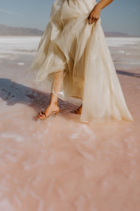 Pink Lake Utah Elopement | lusiastudiophotography.com Pink Lake Utah, Salt Flats Utah Photoshoot, Life Letters, Salt Flats Utah, Salt Flat, Lake Photoshoot, Lake Style, Utah Elopement, Flat Photo