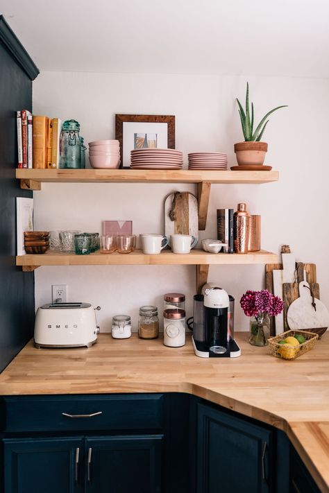 7 Tips for Styling Shelves | Jess Ann Kirby Styling Shelves, Minimalist Apartment, Ideas Hogar, Dream Kitchen, House Inspiration, A Kitchen, Kitchen Inspirations, Kitchen Interior, Home Decor Inspiration