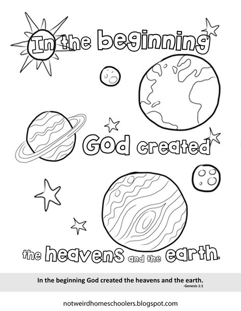 Free Bible verse coloring page for Genesis 1:1 Bible Verse Genesis 1:1, Preschool Bible Worksheets, Genesis 1:1 Coloring Page, Genesis 1:1 Bible Verse, Creation Worksheets For Kids, Bible Pictures For Kids, Bible Verse Coloring Pages For Kids, Creation Coloring Pages Printables Free, Genesis 1:1