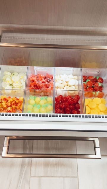 Ice Drawer In Kitchen, Ice Drawer Aesthetic, Ice Cube Drawer, Ice Cube Organization, Ice Drawer Restock, Ice Organization, Ice Cube Tray Ideas, House Restock, Restock Aesthetic