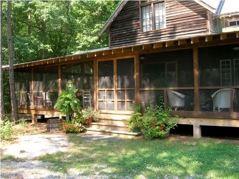 wrap around porch | wrap around porch | dream home Wrap Around Enclosed Porch, Houses With Porches, Porch Architecture, House With Wrap Around Porch, Homes With Wrap Around Porches, Cabin Farm, Cabin Porches, Dream Porch, Rustic Houses