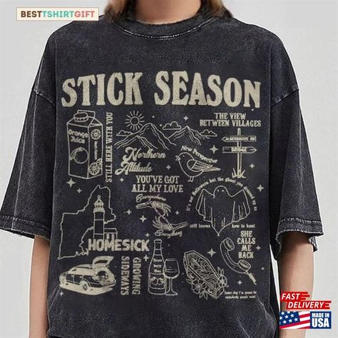 Stick Season Tour 2023 Shirt Noah Kahan Merch Unisex Classic Check more at https://besttshirtgift.com/product/stick-season-tour-2023-shirt-noah-kahan-merch-unisex-classic/ Noah Kahan Shirt, 2023 Graphic, Stick Season, Country Hoodie, Noah Kahan, 90s Shirts, Tour Shirt, Tour T Shirts, Pop Music