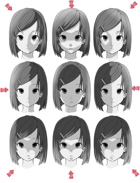 Manga Making, Shading Drawing, Shadow Drawing, الفن الرقمي, 얼굴 드로잉, Seni Dan Kraf, 얼굴 그리기, Manga Drawing Tutorials, Drawing Faces