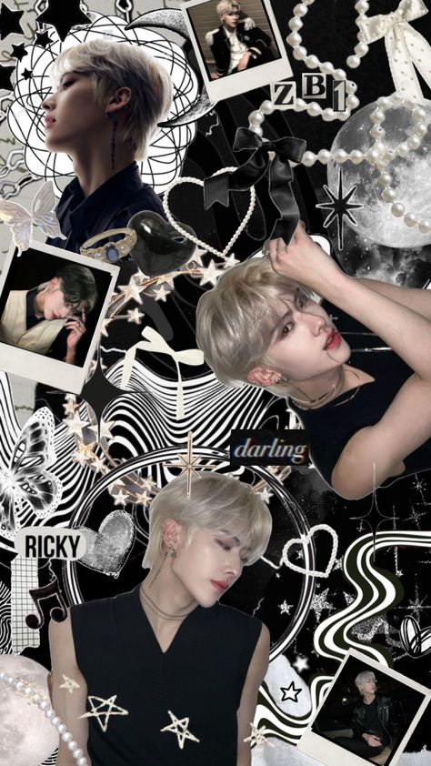 Can’t believe I haven’t made a Ricky shuffle he’s just so beautiful I cant 🤍🤍🤍 #ricky #rickyzb1 #zb1 #zerobaseone #kpop #aesthetic #blackandwhite Zerobaseone Kpop, Ricky Zb1, Kpop Aesthetic, I Cant, So Beautiful, Energy, Collage