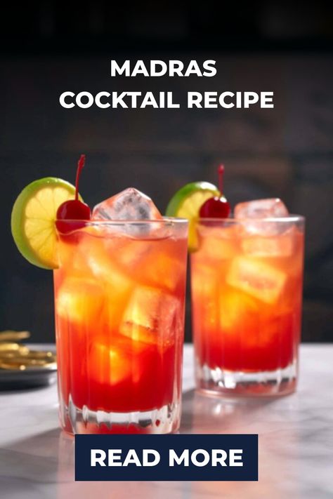 Madras Cocktail Recipe Madras Cocktail, Cocktail Party Drinks, Light Appetizers, Vodka Cocktail, Cranberry Cocktail, Vodka Recipes, Fruity Cocktails, Lemon Flavor, Brunch Dishes