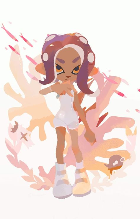 Agent 8 Side Order, Splatoon 3 Octoling, Splatoon 3 Art, Side Order Splatoon, Splatoon Side Order, Splatoon Agent 8, Agent 8 Splatoon, Splatoon 3 Side Order, Splatoon Wallpaper