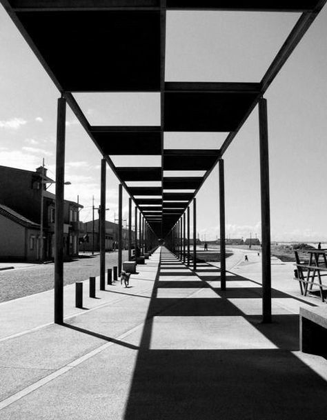 preciousandfregilethings:    Espinho, Portugal.: Berlin Photography, Black And White Photograph, Unframed Wall Art, Pergola Designs, Fine Art Photography Print, Photography Prints Art, White Photo, Walkway, Light And Shadow